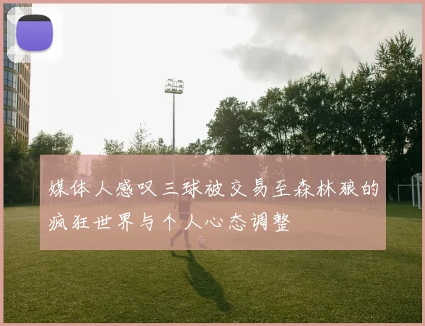 媒体人感叹三球被交易至森林狼的疯狂世界与个人心态调整